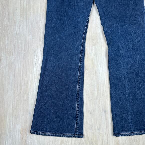 Patagonia Mid Rise Organic Cotton Dark Wash Casual Boot Cut Denim Jeans 28 - Picture 11 of 16